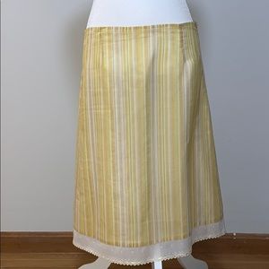 Syrup Yellow White Skirt 6
